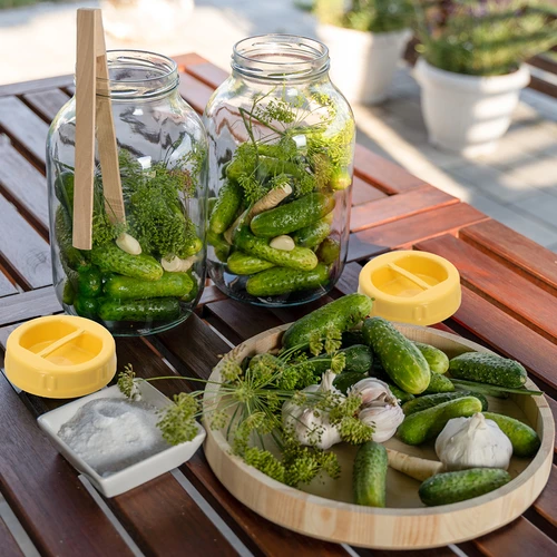 TO purk 4 L, tangid ja plastist fi 100 keeratav kaas, käepidemega - 6