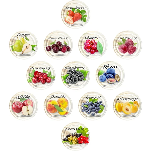 TO purk, grubasek 580 ml värvilise kaanega fi82/6, 6 tk. - 6