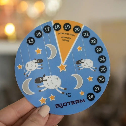 Toatermomeeter, vedelkristalliline, lastele, Ø 11 cm - 3