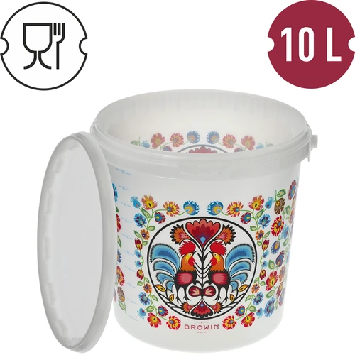 Toidukindel ämber GWIOZDA - kaanega, 10 L - 4