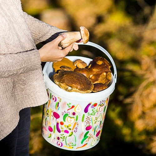 Toidukindel kaanega ämber 10 L - köögiviljad - 3