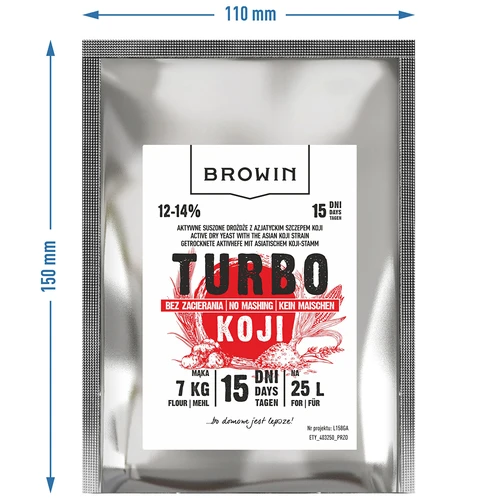 Turbo Koji destilleerimispärm, 50 g (ilma mäskimiseta!) - 7