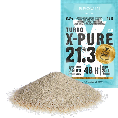 Turbo-pärm X-Pure 21,3% 48h, 25 L - 3