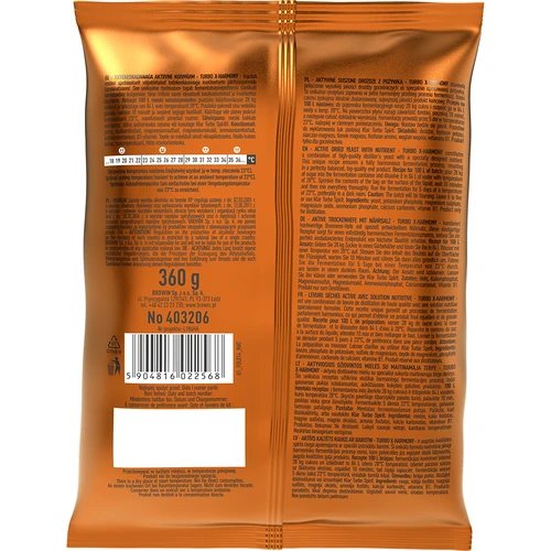 Turbopärm X-Harmony 18%, 100 L, 360 g - 2