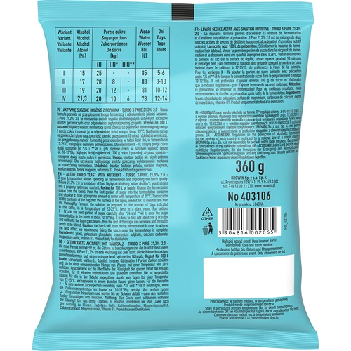 Turbopärm X-Pure 21,3%, 100L - 2