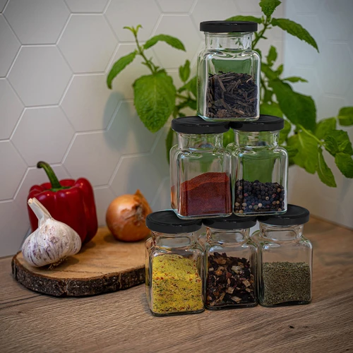 Twist-off purk 150 ml Cztery kąty fi 53 musta kaanega, 6 tk - 10