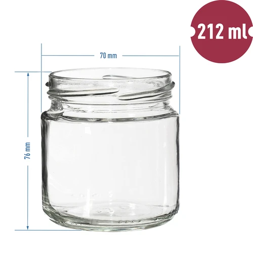 Twist-off purk 212 ml, fi 66 - 12 tk. - 7