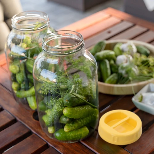 Twist-off purk 4 l ja käepidemega plastikust kaas fi 100 - 6