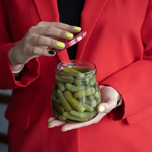 Twist-off purk 500 ml "Tagurpidi Amfora" bordoopunase kaanega fi 82/6, 6 tk. - 10