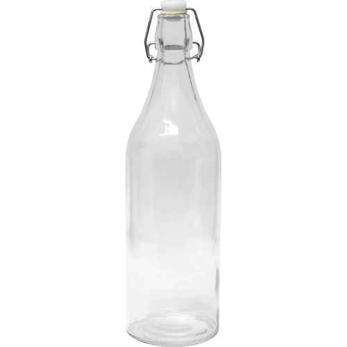 Ümmargune 1 L pudel õhukindla patendikorgiga