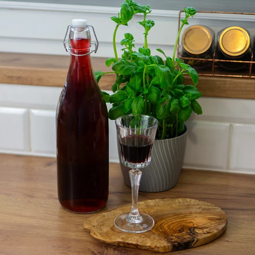 Ümmargune 1 L pudel õhukindla patendikorgiga - 3