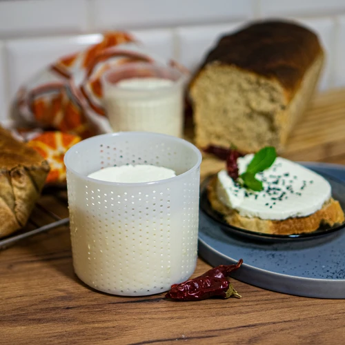 Ümmargune juustuvorm Ø 10 x 9,5 cm, 300 g jaoks - 2