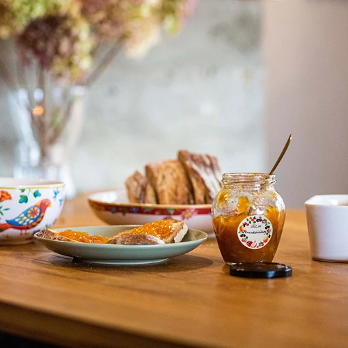 Ümmargused etiketid fi 50 mm kaantele/purkidele - 20 tk - 7