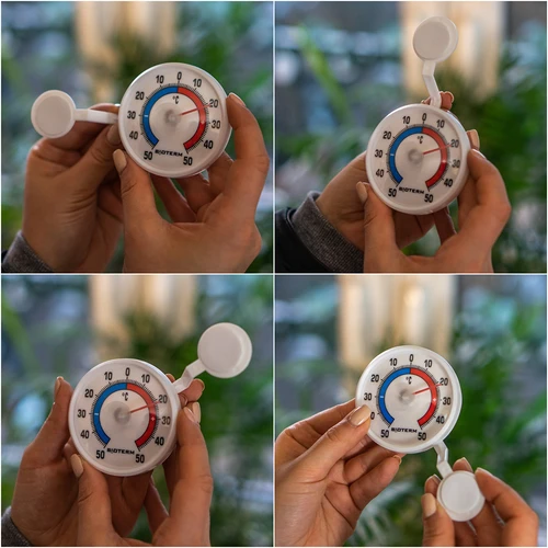 Universaalne isekleepuv termomeeter (-50 °C kuni +50 °C) Ø 7,2 cm - 5