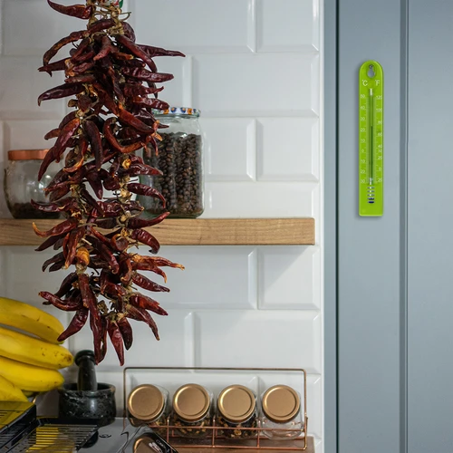 Universaalne termomeeter (-30 kuni +50 °C), 17 cm, roheline - 5