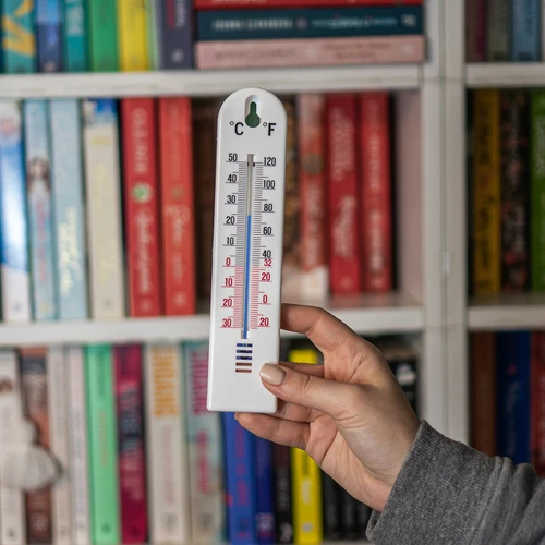 Universaalne valge termomeeter (-30 °C kuni +50 °C) 20 cm - 3