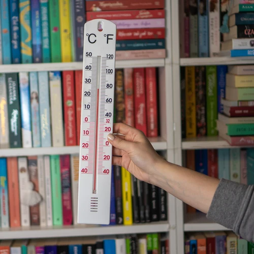 Universaalne valge termomeeter (-40°C kuni +50°C) 40 cm - 3