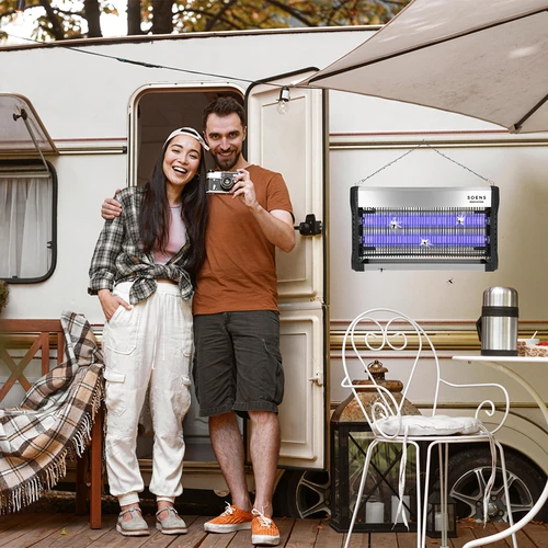 UVA-putukalamp 40 W, hõbedane - 12