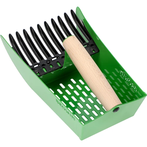 Väikeste marjade korjaja, metallist, roheline - 3