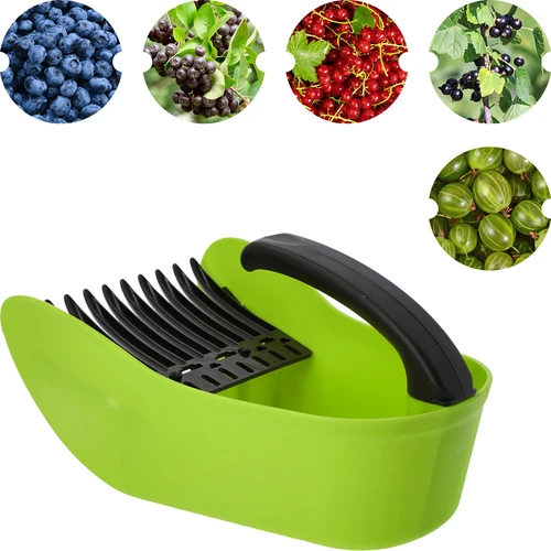 Väikeste marjade korjaja, roheline, plastikust - 2