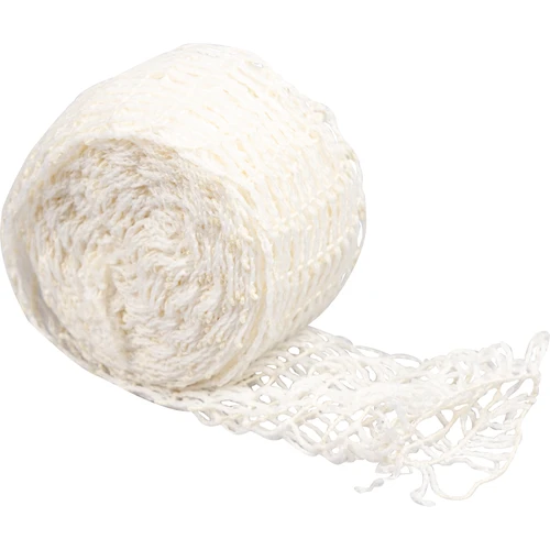 Valge lihavõrk mõõtmetega 12,5 cm x 5 m, temperatuuritaluvus kuni 220°C