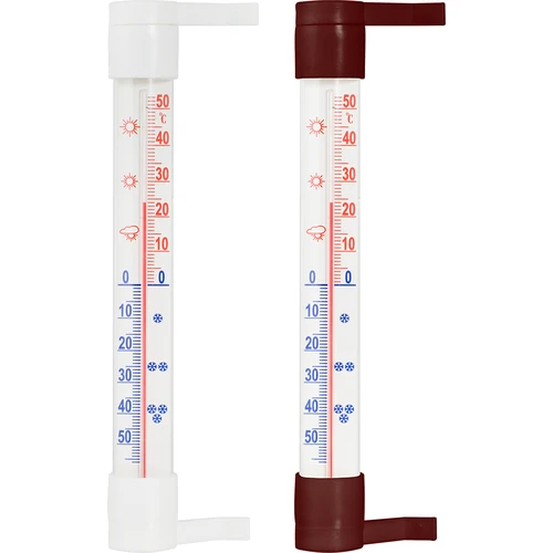 Välistermomeeter (-50°C kuni +50°C) 23 cm, assortii