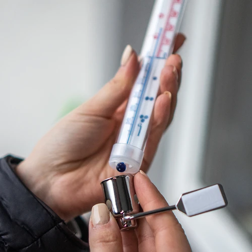 Välitermomeeter metallraamiga (-50°C kuni +50°C) 20 cm - 4