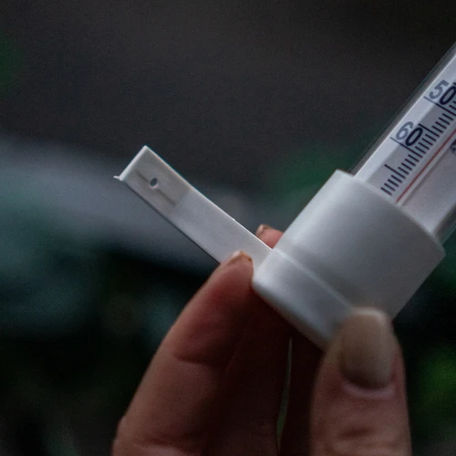 Välitermomeeter valge (-50°C kuni +50°C) 18 cm - 6