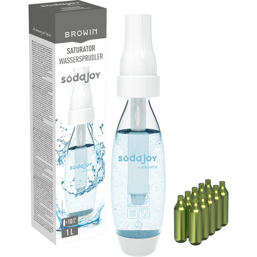 Vee ja jookide gaseerija + 10 CO2 kapslit