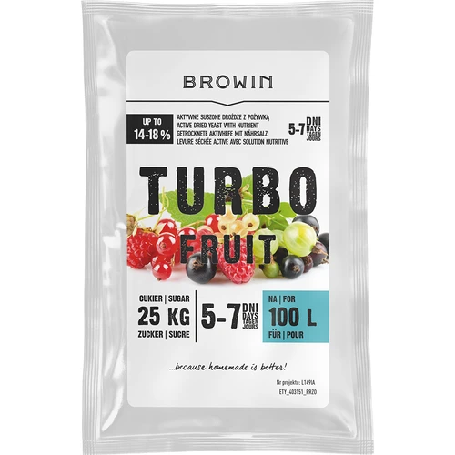 Veinipärm Turbo Fruit 5-7 päeva 100 L  - 1 