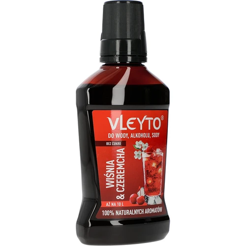 VLEYTO Hapukirss & Toomingas – maitseessents looduslike aroomidega, 250 ml - 3