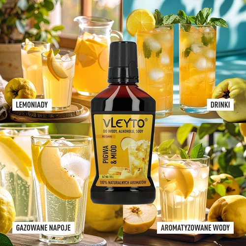 VLEYTO Küdoonia & Mesi – maitseessents looduslike aroomidega, 250 ml - 7