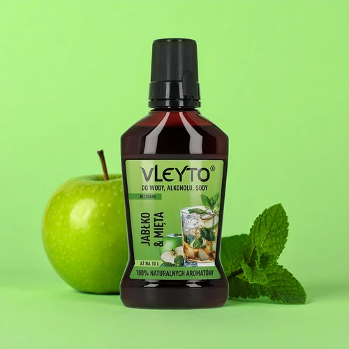 VLEYTO Münt & Õun – maitseessents looduslike aroomidega, 250 ml - 4