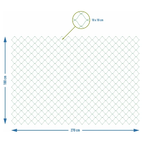 Võrk ronitaimedele, 1,8 x 2,7m - 4
