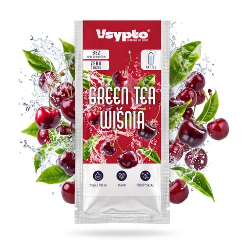 Vsypto Green Tea Kirss, 9 g