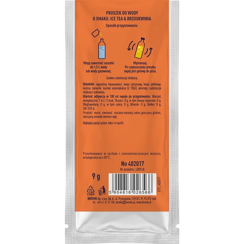 VSYPTO jäätee virsiku maitsega, 9 g - 3