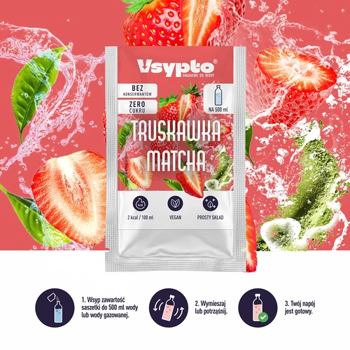 VSYPTO maasikas-matcha, 3 g - 5
