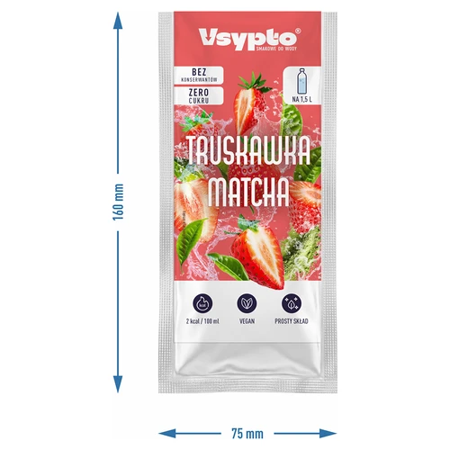 VSYPTO maitsega Maasika-matcha, 9 g - 4