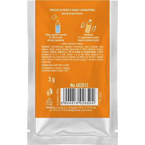VSYPTO mandariini maitsega, 3 g - 3