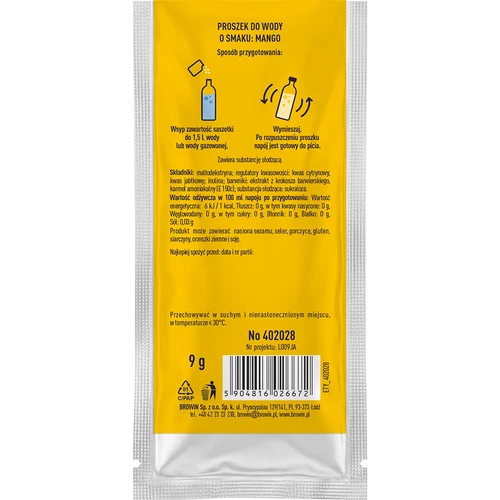 VSYPTO mango maitsega, 9 g - 3