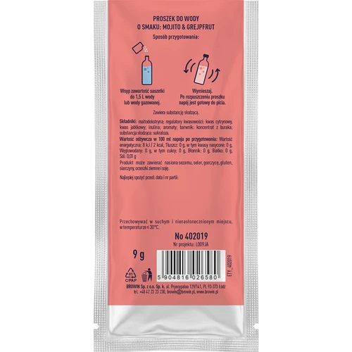 VSYPTO mojito-greibi maitsega, 9 g - 3