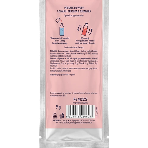 VSYPTO pirni-jõhvika maitsega, 9 g - 3