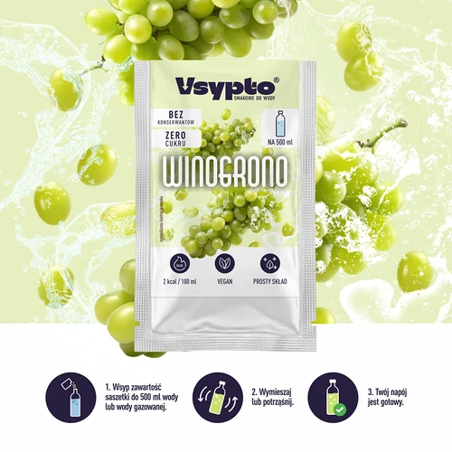 VSYPTO viinamarja maitsega, 3 g - 5