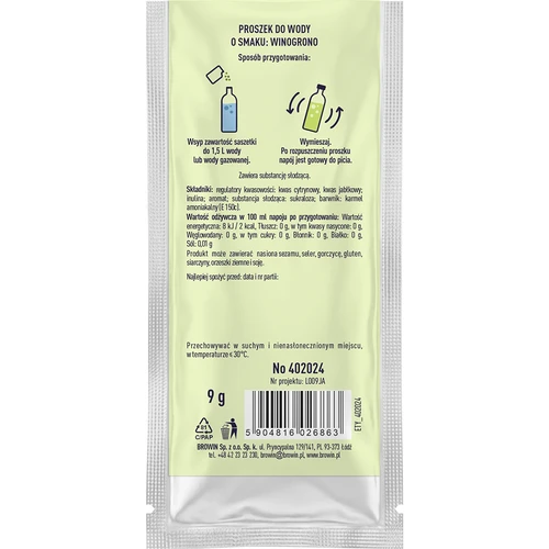 VSYPTO viinamarja maitsega, 9 g - 3