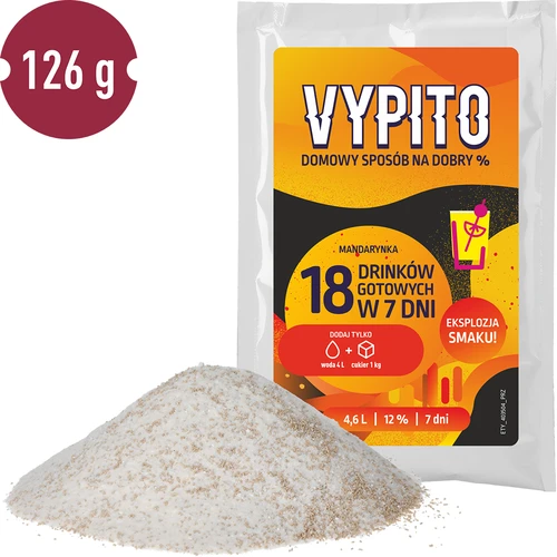 VYPITO 12%, 18 joogi jaoks mõeldud kotike - Mandariin, 126 g - 3