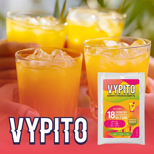 VYPITO 12%, kotike 18 kokteili jaoks – Multitropic, 126 g - 6