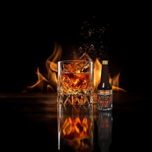 Whisky Fire maitsega essents 4 L jaoks, 40 ml - 8