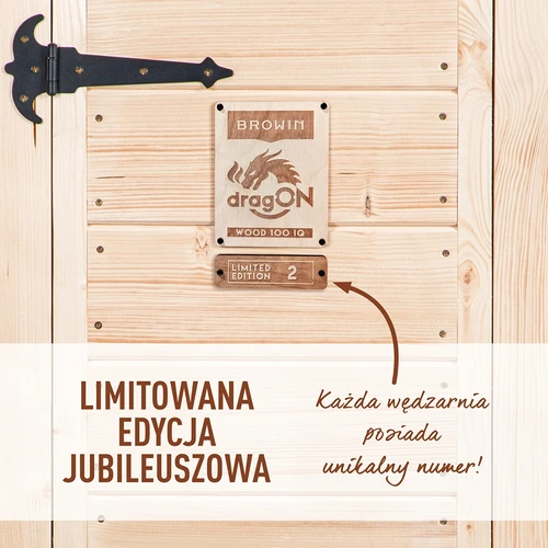Wi‑Fi-ga suitsuahi, 200 L – dragON WOOD 100IQ elektrilise küttemooduli ja kontrolleriga - 4