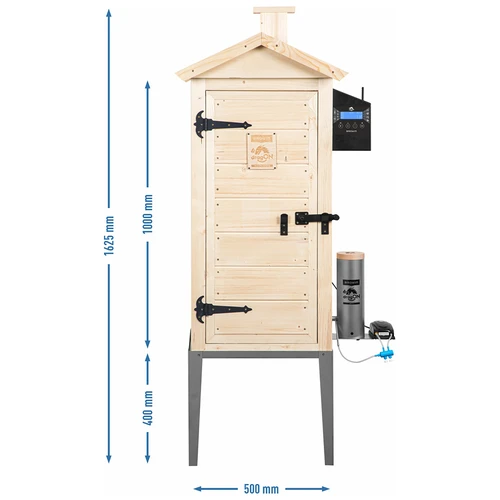 Wi‑Fi-ga suitsuahi, 200 L – dragON WOOD 100IQ elektrilise küttemooduli ja kontrolleriga - 13
