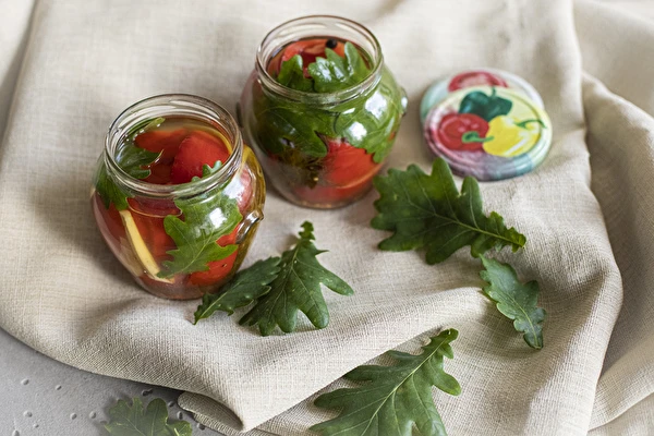 2. osa: Hapendatud paprika tammelehtedega